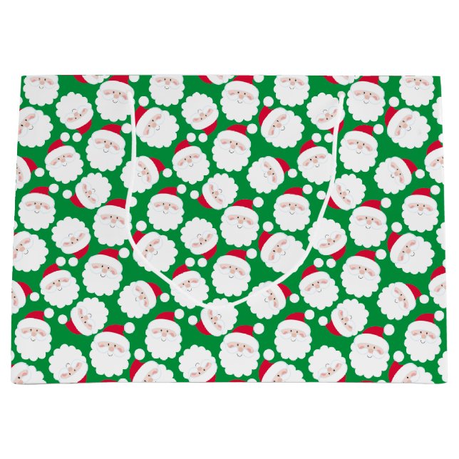 Sacola Para Presentes Grande Santas (Frente)