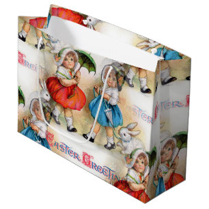 Sacola Para Presentes Grande Saudações páscoas