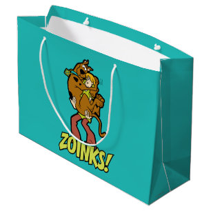 Sacola Para Presentes Grande Scooby-Doo e Zoinks desgrenhado!