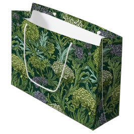 Sacola Para Presentes Grande Seamless William Morris style floral pattern