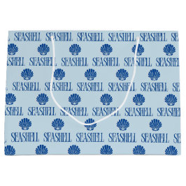 Sacola Para Presentes Grande Seashell