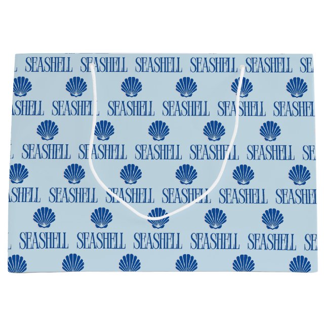 Sacola Para Presentes Grande Seashell (Frente)