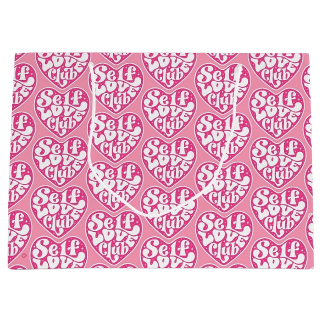 Sacola Para Presentes Grande Self Love Club (Frente)