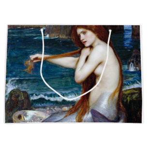Sacola Para Presentes Grande Sereia, John William Waterhouse