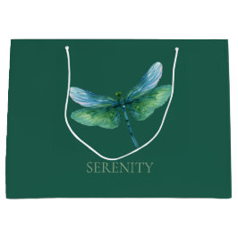 Sacola Para Presentes Grande Serenity Dragonfly