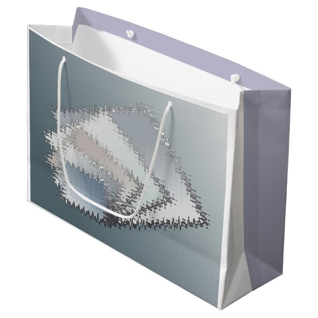 Sacola Para Presentes Grande Shades of Clouds (Frente inclinada)