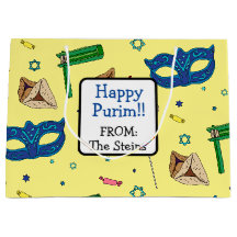 Shaloch Manot - Amarelo personalizado