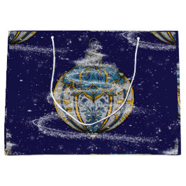 Sacola Para Presentes Grande Shimmery Ornament