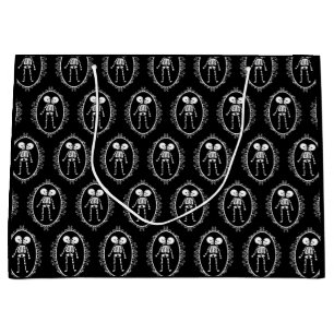 Sacola Para Presentes Grande Siamese Twins Skeleton