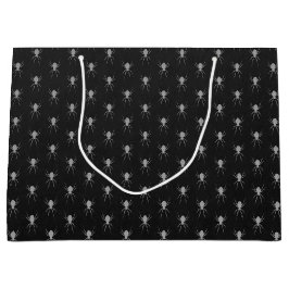 Sacola Para Presentes Grande Silver Spider Halloween