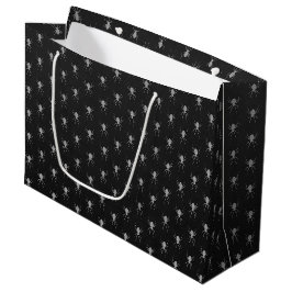 Sacola Para Presentes Grande Silver Spider Halloween