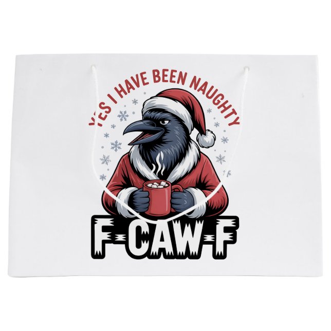 Sacola Para Presentes Grande Sim, Eu Tenho Sido Um Feliz Natal. (Frente)