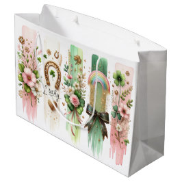 Sacola Para Presentes Grande Símbolos Sortudos, Rua.