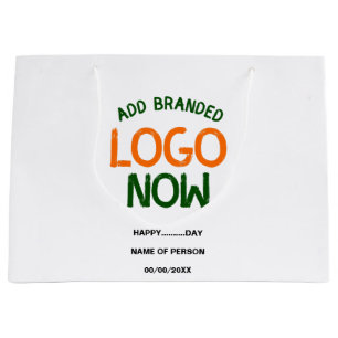 SACOLA PARA PRESENTES GRANDE SIMPLES CONTEMPORÂNEO LIMPO BRANCO MODERNO CLIENTE