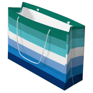 Sacola Para Presentes Grande Sinalizador do Orgulho Masculino gay