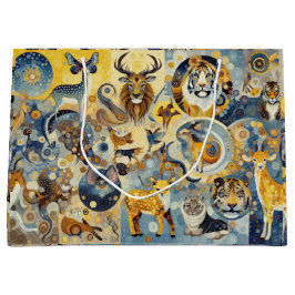 Sacola Para Presentes Grande "Sinfonia da Natureza"