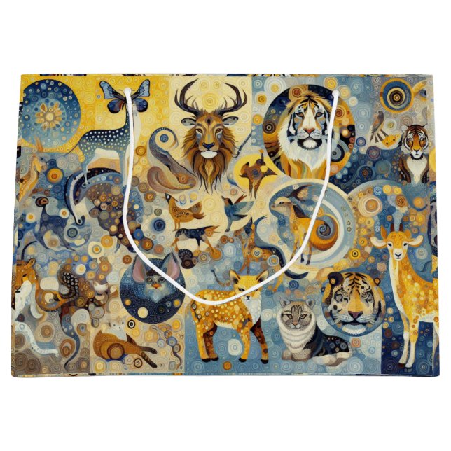 Sacola Para Presentes Grande "Sinfonia da Natureza" (Frente)