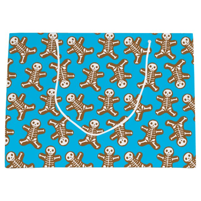 Sacola Para Presentes Grande Skeleton Gingerpão Men (Frente)