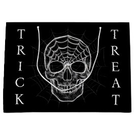 Sacola Para Presentes Grande Skiderweb Skull