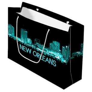 Sacola Para Presentes Grande Skyline Nova Orleans