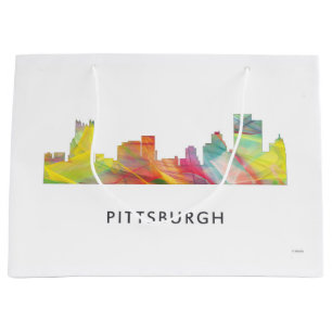 SACOLA PARA PRESENTES GRANDE SKYLINE WB1- DE PITTSBURGH PENSILVÂNIA