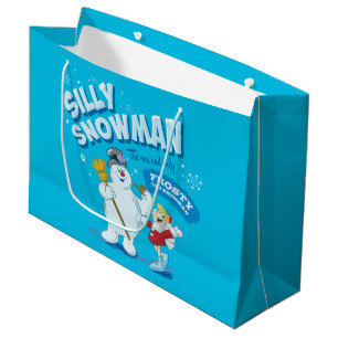 Sacola Para Presentes Grande Snowman™ congelado "Bobo Snowman"