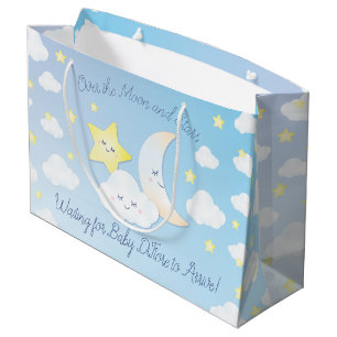 Sacola Para Presentes Grande Sobre a Lua e as Estrelas