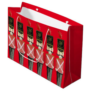 Sacola Para Presentes Grande Soldados Nutcracker