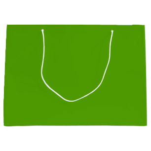 Sacola Para Presentes Grande Solid Jolly Green