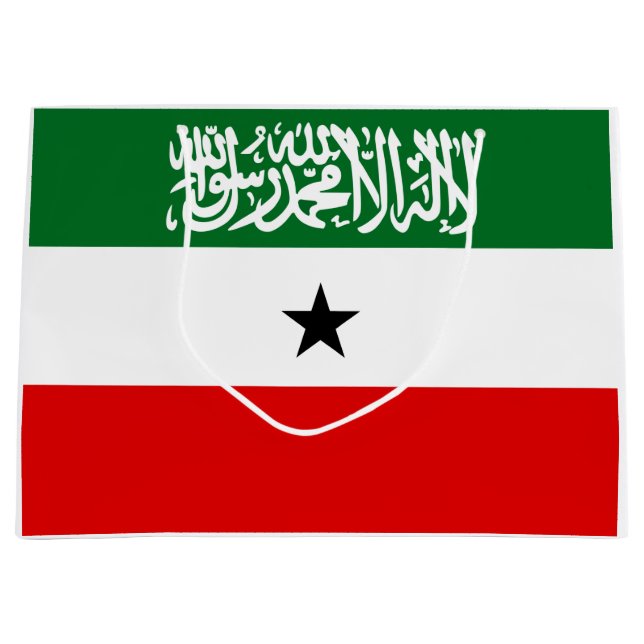 Sacola Para Presentes Grande Somaliland Flag (Frente)