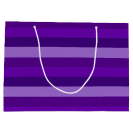 Sacola Para Presentes Grande Sombras das tiras roxas