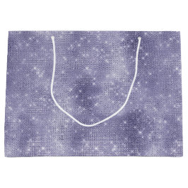 Sacola Para Presentes Grande Sonho Roxo Sparkle