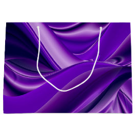 Sacola Para Presentes Grande Sonhos de Arco-Íris de Flor Roxo