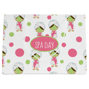 Sacola Para Presentes Grande Spa Day Gift Bag