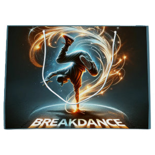 Sacola Para Presentes Grande "Spotlight Groove" - ​ ​ dançando em destaque!
