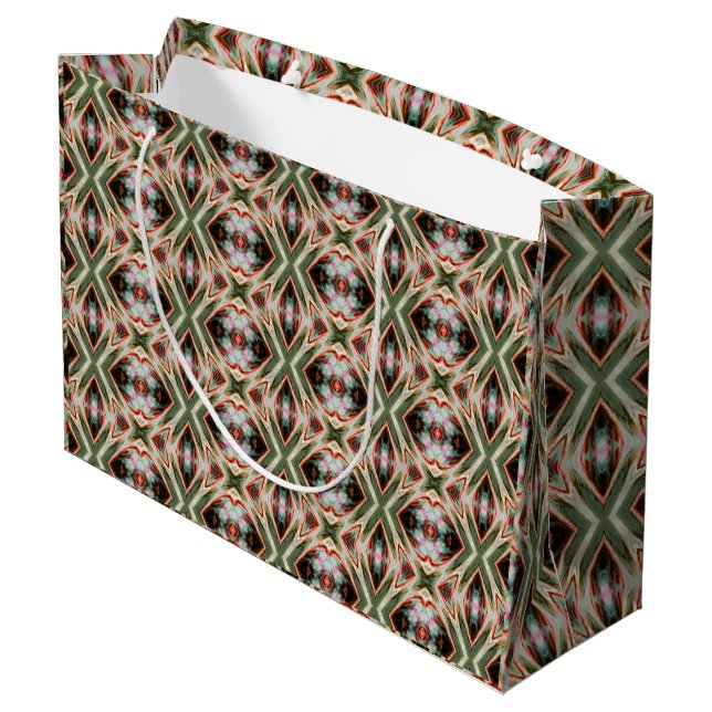 Sacola Para Presentes Grande spring holiday 001 Gift Bag (Verso inclinado)