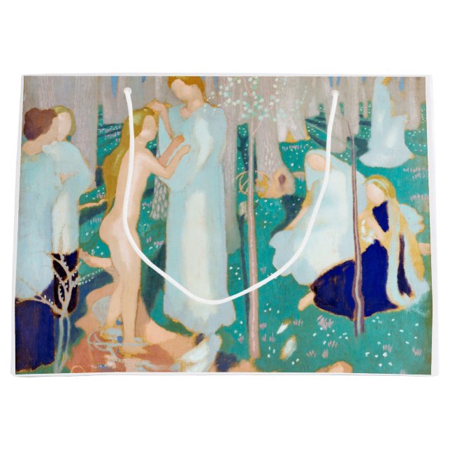 Sacola Para Presentes Grande Springtime, Maurice Denis (Frente)
