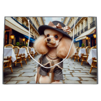 Sacola Para Presentes Grande Sra. Harris a Poodle em Paris