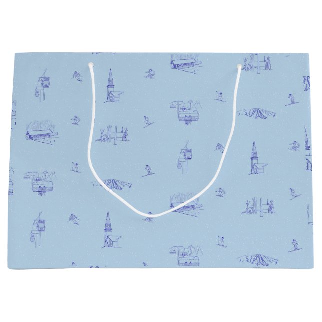 Sacola Para Presentes Grande Stratton Toile Stratton (Frente)