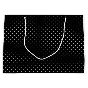 Sacola Para Presentes Grande Sua cor do Bolinhas em preto clique em Personaliza