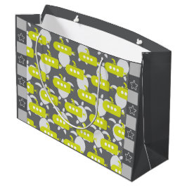 Sacola Para Presentes Grande Submarines & Turtles