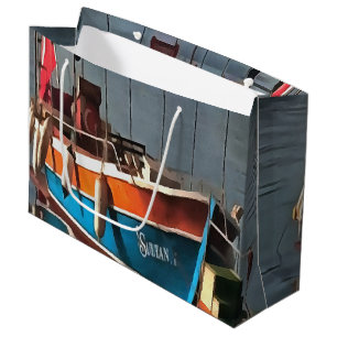 Sacola Para Presentes Grande Sultan Taxi Boat Marmaris Arte Náutica