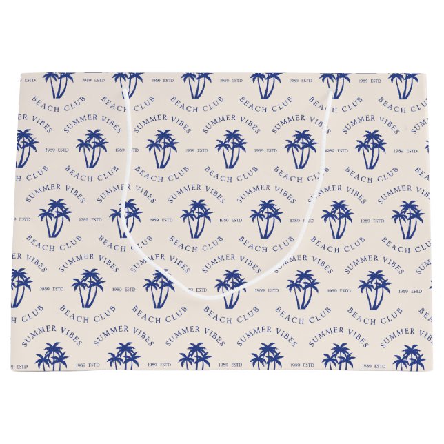 Sacola Para Presentes Grande Summer Vibes (Frente)