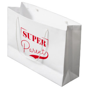 Sacola Para Presentes Grande Super Pai