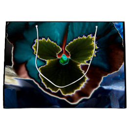 Sacola Para Presentes Grande Surreal Floral Impressão Gift Bag