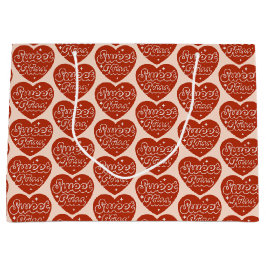 Sacola Para Presentes Grande Sweet Kiss Large Gift Bag