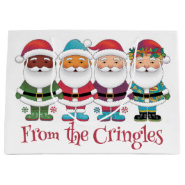 Sacola Para Presentes Grande Sweet Santas