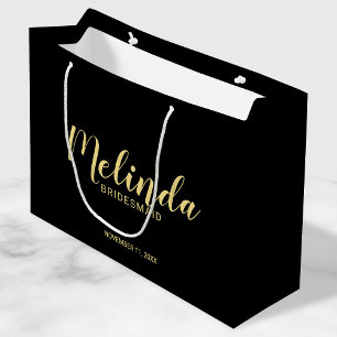 Sacola Para Presentes Grande Tabelas de correspondência personalizadas de pret
