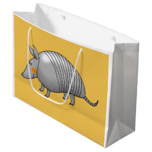 Sacola Para Presentes Grande tatu dos desenhos animados