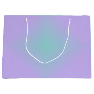 Sacola Para Presentes Grande Teal Lavender Glow
